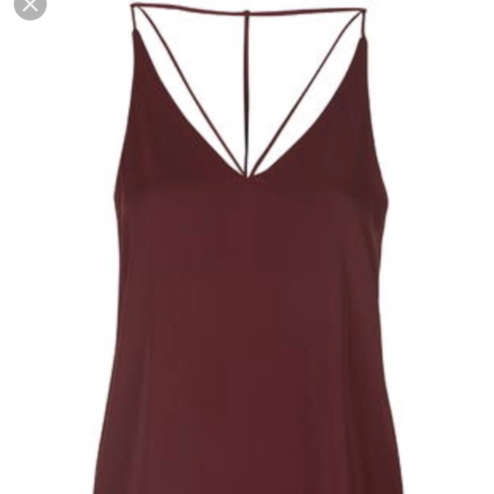 Topshop plunge front cami